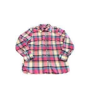 TALBOTS Plaid shirt size M